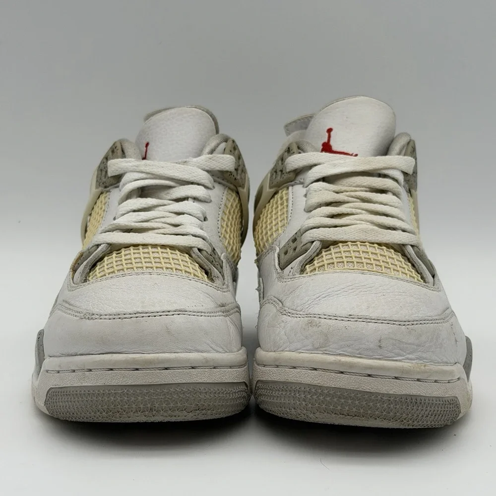 Jordan 4 Retro White Oreo Tech Grey DJ4699-100 Size 5Y Authenticated!! Fast Ship
